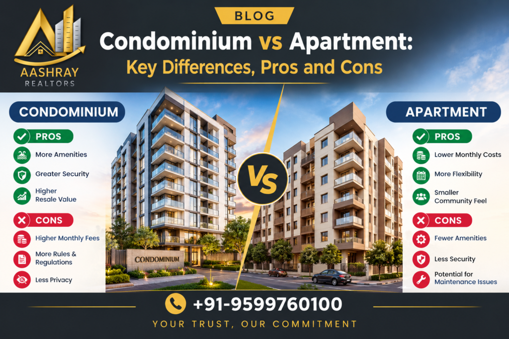 Condominium vs Apartment